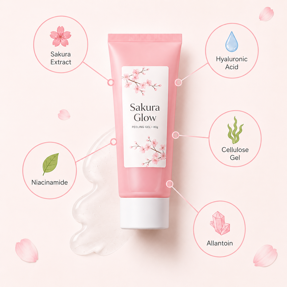 Sakura Cherry Blossom Peeling Gel