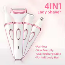 4in1 Women's Electric Hair Removal Device Multi functional Women's Electric Shaver Trimmer Set, Women's Bikini Thread Trimmer
